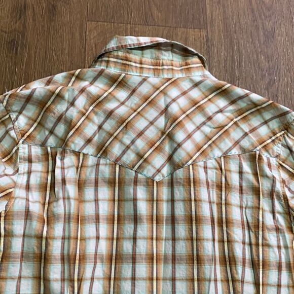 Roper wear the west cowgirl long sleeve shirt. Western ranch top coastal - Picture 8 of 10